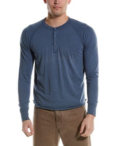 Save Khaki Henley Shirt - Blue