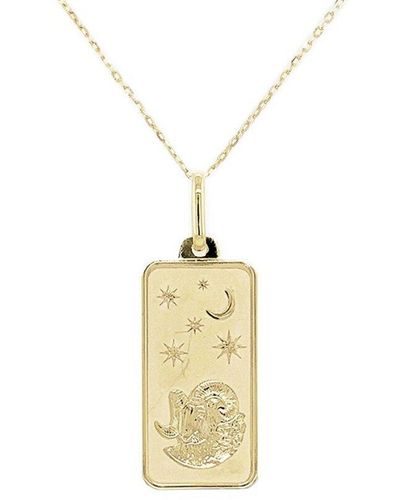 Sabrina Designs 14k Aries Zodiac Necklace - Metallic