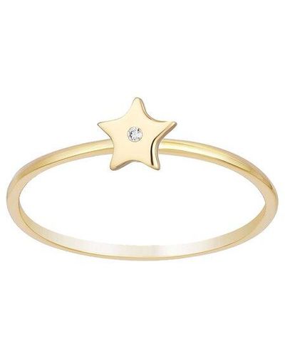 Ariana Rabbani 14k 0.01 Ct. Tw. Diamond Star Ring - White
