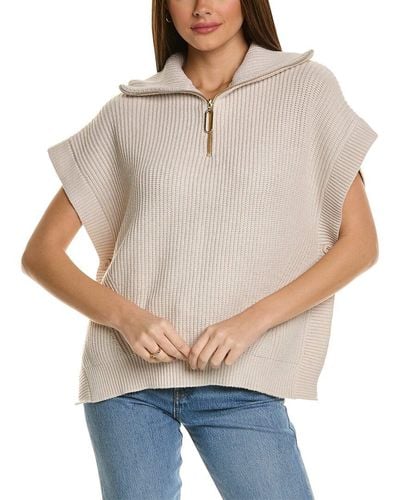 Renuar Poncho Sweater - Gray