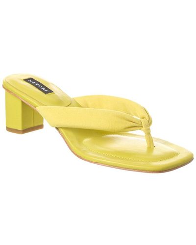 Natori Bay Suede Sandal - Yellow