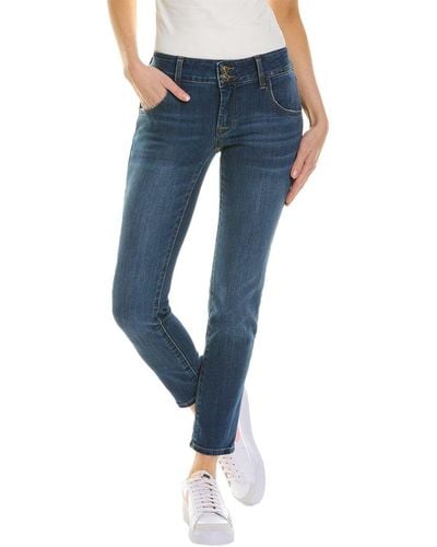 Hudson Jeans Collin Lauraine Mid-rise Skinny Ankle Jean - Blue