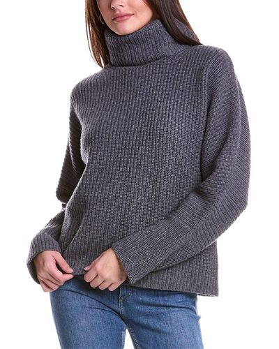 Forte Luxe Cozy Wool & Cashmere-blend Sweater - Gray
