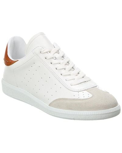 Isabel Marant Bryce Leather Trainer - White