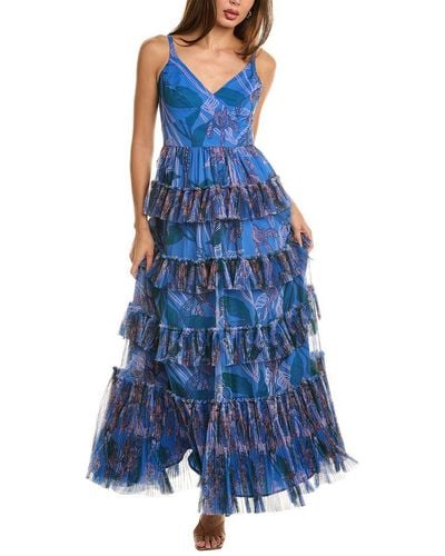 Hutch Freya Maxi Dress - Blue