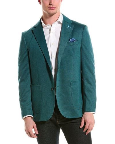 Tailorbyrd Brushed Twill Sport Coat - Green