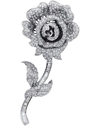 Diana M. Jewels Fine Jewelry 18k 8.00 Ct. Tw. Diamond Pin - Multicolor