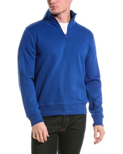 Tailorbyrd Fleece 1/4-zip Pullover - Blue