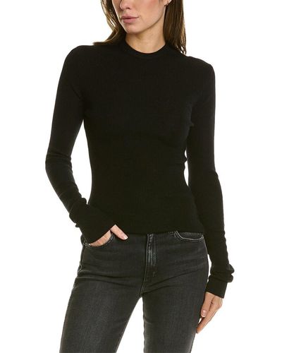 The Kooples Wool-face Pullover - Black