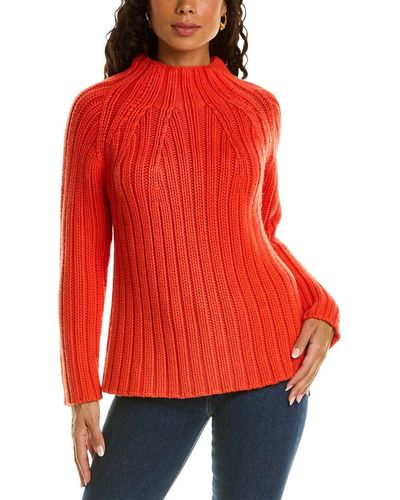 Frances Valentine Shelby Wool & Cashmere-blend Sweater - Red