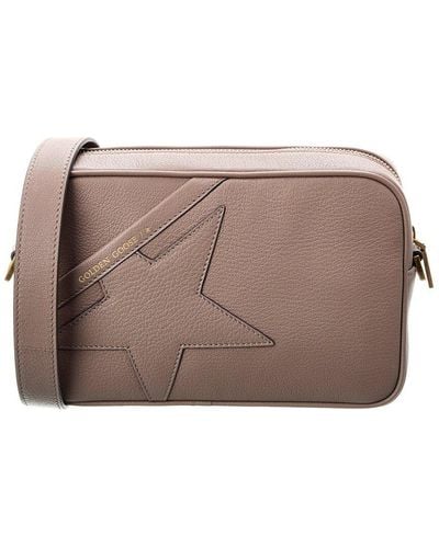 Golden Goose Star Leather Shoulder Bag - Brown