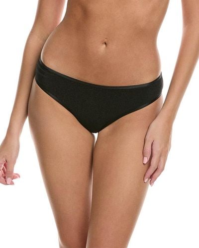 Zadig & Voltaire Crinkle Bikini Bottom - Black