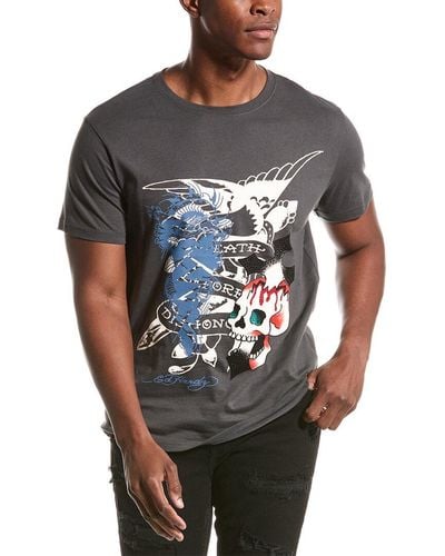 Ed Hardy Eagle Skull T-shirt - Gray