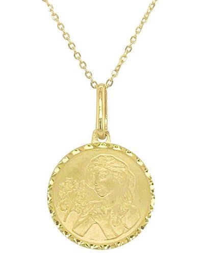 Sabrina Designs 14k Zodiac Virgo Necklace - Metallic