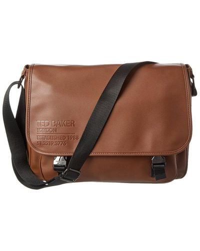 Ted Baker Phanton Messenger Bag - Brown
