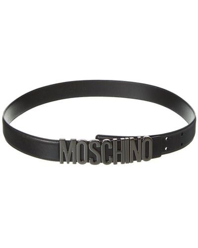 Just Cavalli Moschino Leather Belt - Black