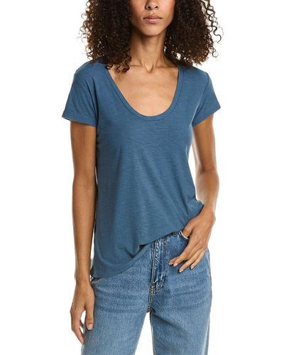James Perse Solid T-shirt - Blue