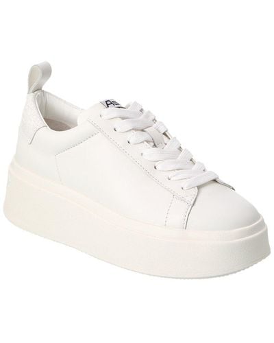 Ash Move S Leather Platform Sneaker - White