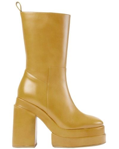Paloma Barceló Eros Leather Boot - Yellow