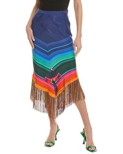 Black leather skirt clearance rainbow