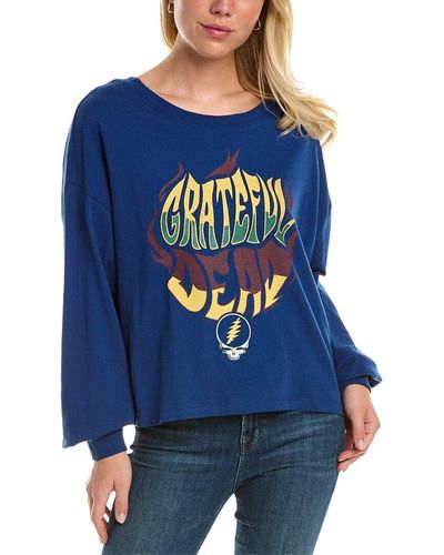 Chaser Grateful Dead Long Sleeve Baseball Tee