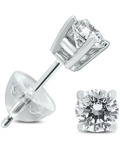 Monary 14k 0.45 Ct. Tw. Diamond Earrings - White