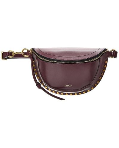 Isabel Marant Skano Leather Belt Bag - Brown