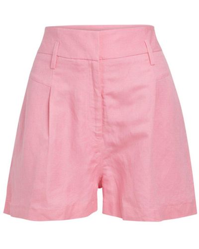 Reiss Oe Ava Linen Short - Pink