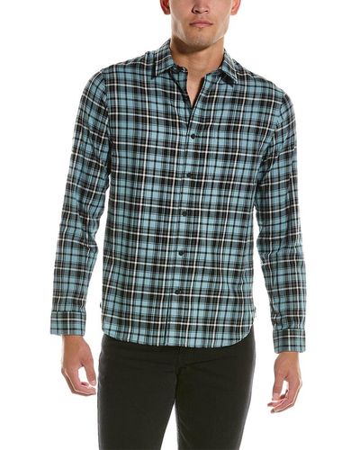 Vince Berkeley Plaid Shirt - Blue