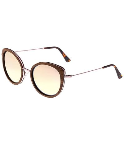 Earth Wood Unisex Oreti 55mm Polarized Sunglasses - Multicolor