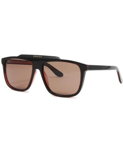Gucci 58mm Sunglasses - Brown