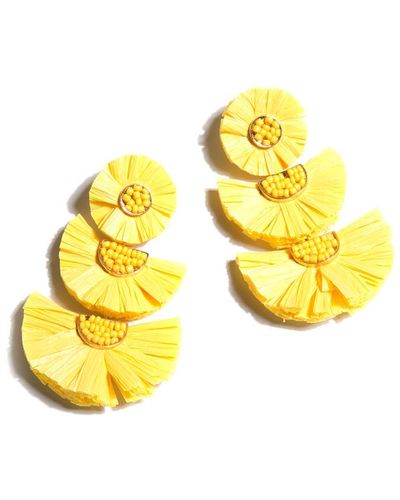 Shiraleah Gaetana Earrings - Yellow