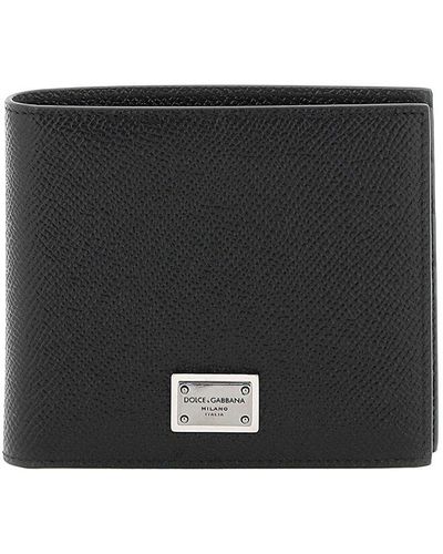 Dolce & Gabbana Multi-compartment Leather Wallet - Black