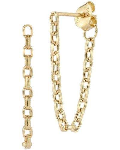 Ember Fine Jewelry 14k Link Drop Earrings - Metallic