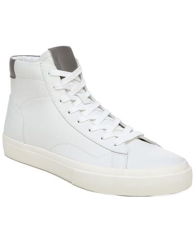 Vince Fitzroy Leather Sneaker - White