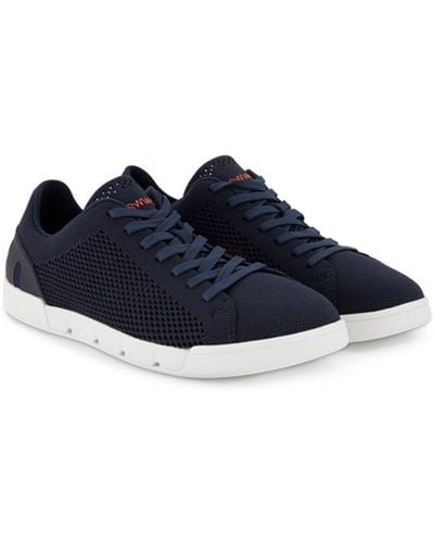 Swims Tennis Knit 2.0 Trainer - Blue