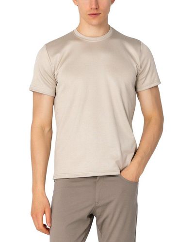 Ron Tomson Muscle Fit Crew Neck T-shirt - Gray