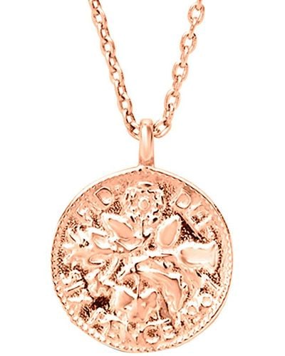 Sterling Forever 14k Rose Gold Vermeil Pendant Necklace - Pink