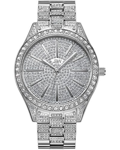 JBW Cristal Diamond & Crystal Watch - Gray