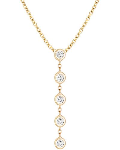 Ariana Rabbani 14k 0.25 Ct. Tw. Diamond Lariat Necklace - White