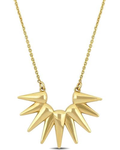 Rina Limor 14k Sunray Necklace - Metallic