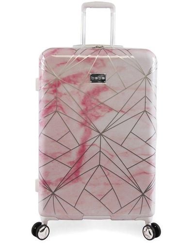 Bebe Alana 29in Large Spinner Luggage - Pink