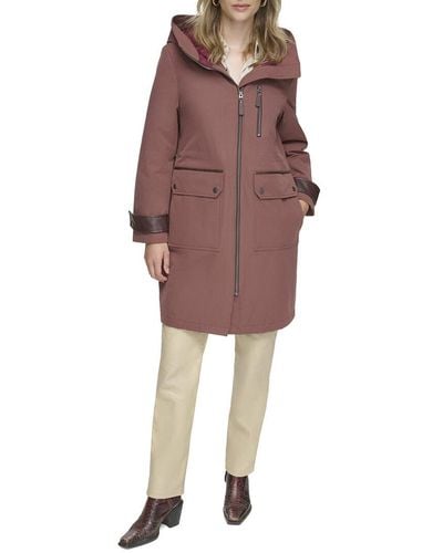 Andrew Marc Marc New York Gemas Insulated Matte Shell Coat - Red