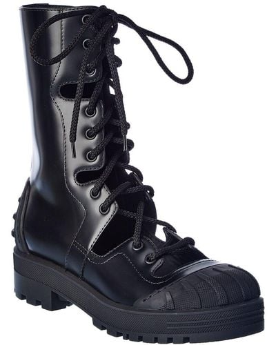Dior Dior Dioriron Leather Boot - Black