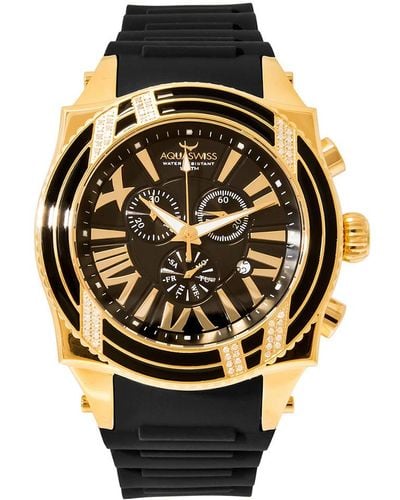 Aquaswiss Swissport Xg D Diamond Watch - Black