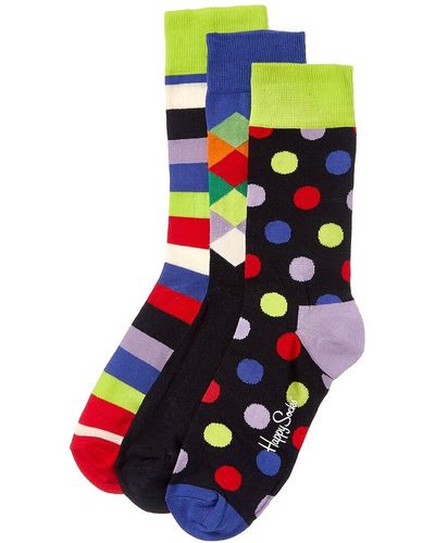 Happy Socks Big Dot 3-pack Gift Set - Multicolor