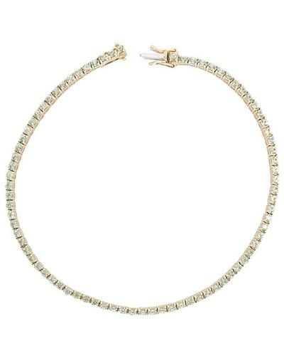 Nephora 14k 4.10 Ct. Tw. Diamond & Sapphire Tennis Bracelet - Metallic