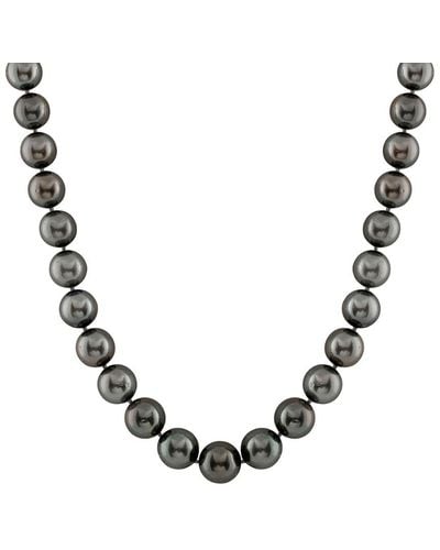 Masako Pearls 14k 10-14mm Tahitian Pearl Necklace - Multicolor