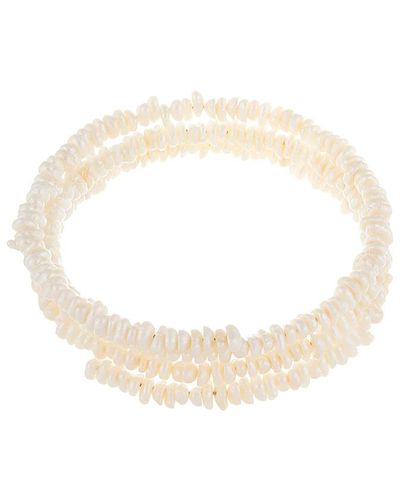 Splendid 4-5mm Freshwater Pearl Bracelet - White