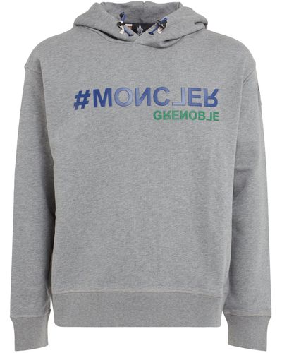 Felpa moncler grigia sale